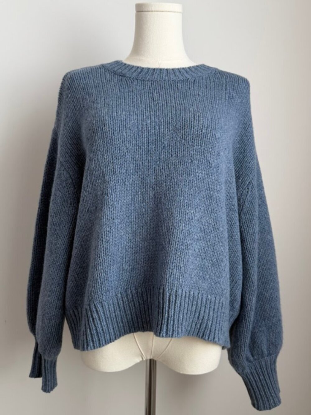 The Great The Bubble Pullover Lambswool Riverbed Size (0/XS) - Picture 3 of 12